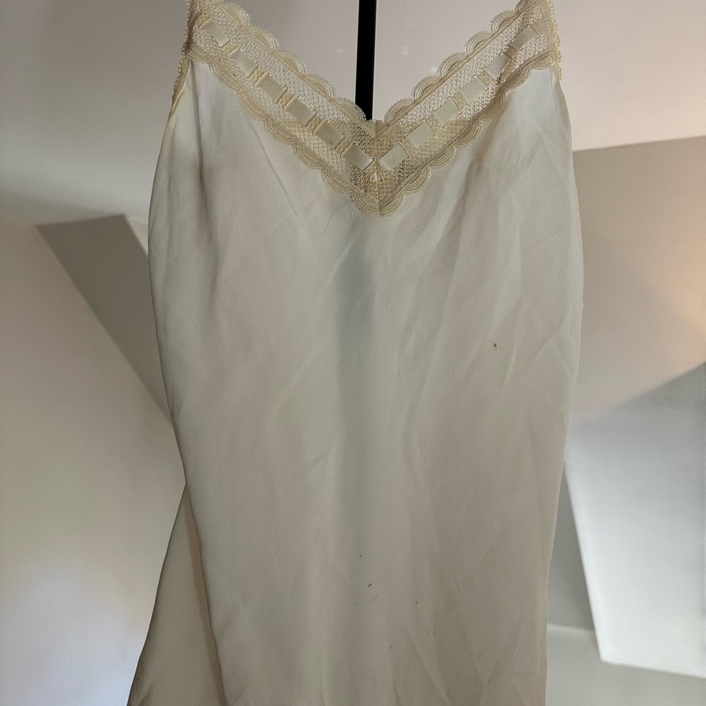 Banana Republic Cream Lace Chemise